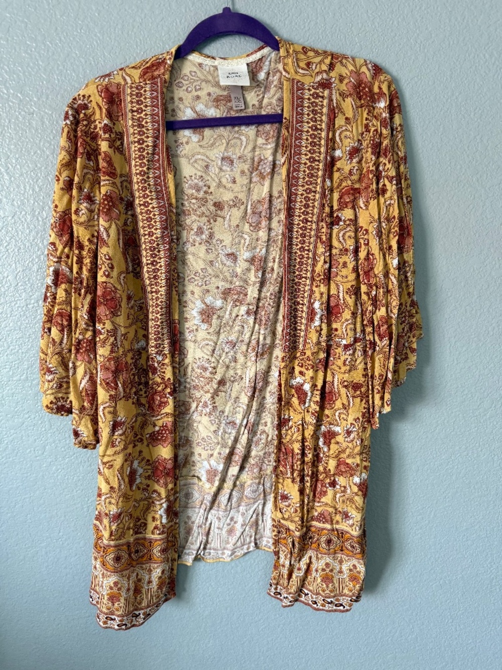 Knox Rose Yellow Beach/Pool Cover Up